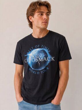 Godsmack World Tour BAND  T-Shirt (MEDIUM)